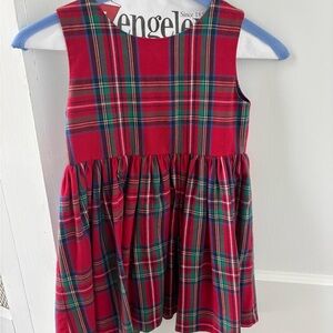 Brown Bowen Co Plaid Red Kids Dress
